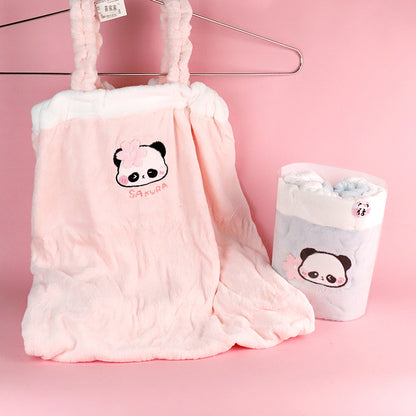 M.25 JPDBModel YJ-760 Cherry Panda Shoulder-Strap Bath Skirt