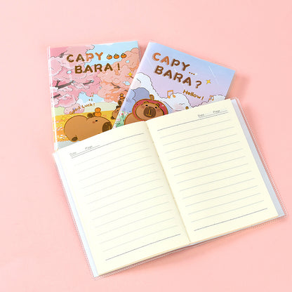 7550 Cartoon Gilded Glue-Bound Notebook (48k) Portable Kids School Supplies Cute Design M.81