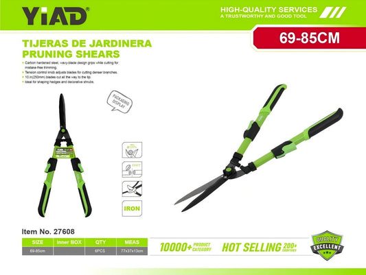 Telescopic two-color handle wavy hedge shears M.33