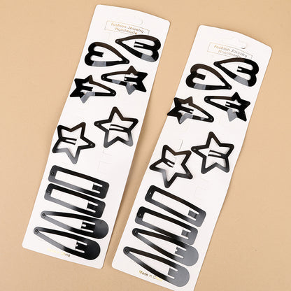 M42 Five Pairs of Black Stylized BB Clips in a Bag