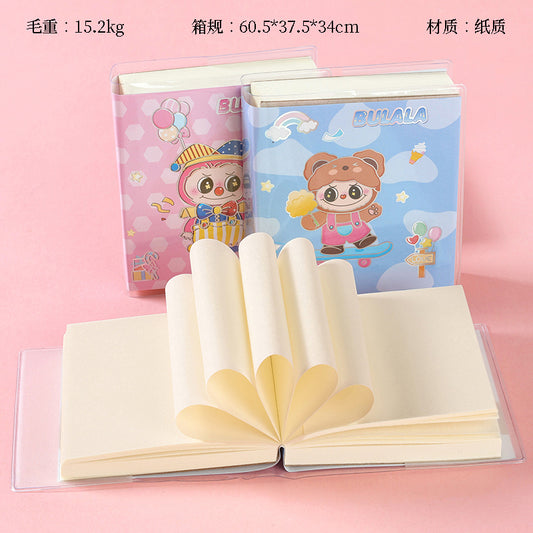 XX-186 Notepad (Random Floral Patterns) 90g Thick Paper 10*14cm Portable Office Quick Notes M.81