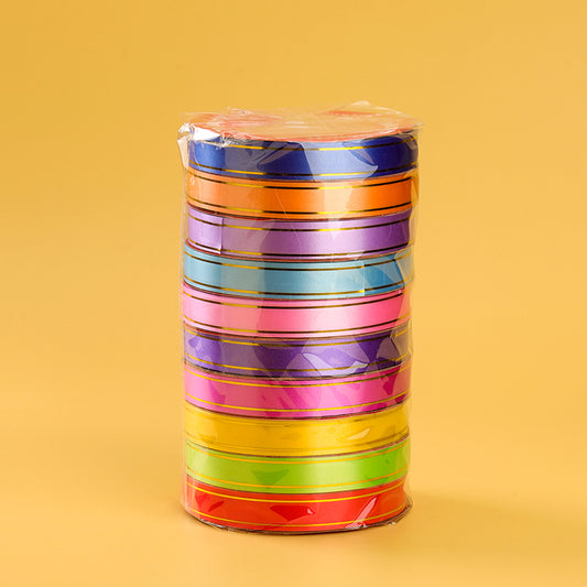 1.6CM Gold-Edged Plastic Ribbon (10 Meters) M.11