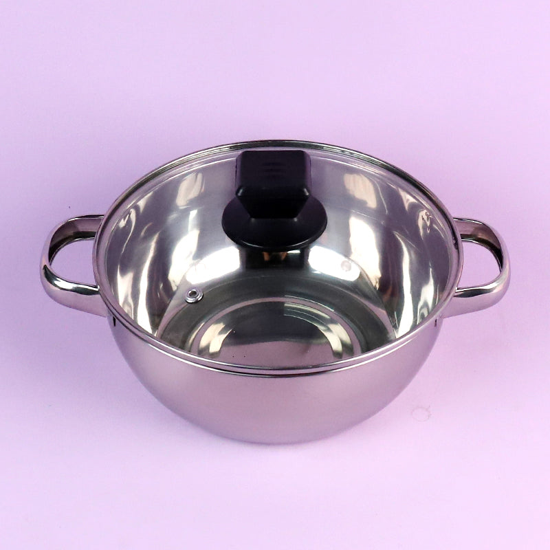 20 - centimeter Double - handle Black Bead Soup Pot M.61 JPDB