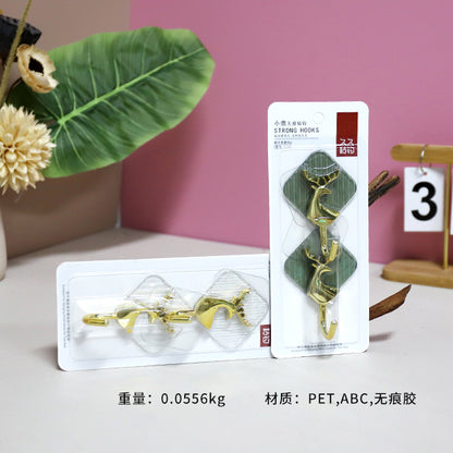 GH - 2128 Fawn Traceless Adhesive Hooks (2 - pack) M.16 JPDB