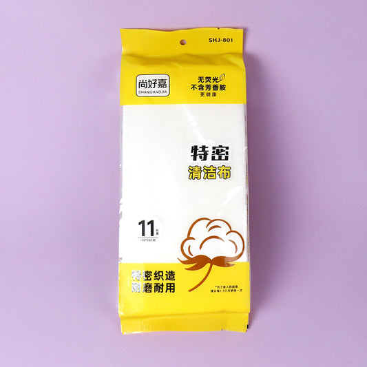 Model 801 Bagged Super Dense Cottony Soft Dishcloth 28cm (11 Pieces) M.68