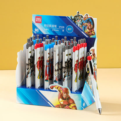 Bolígrafo Deli SF108 de secado rápido con punta fluida y acción de clic (se vende por unidad) M.82