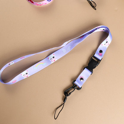 88W - 4 New Plug - in Long Mobile Phone Lanyard A.14