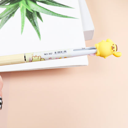 Bolígrafo 302 Sanrio de 3 colores con recarga giratoria de 0,5 mm, negro, azul y rojo, Hello Kitty/Melody M.82