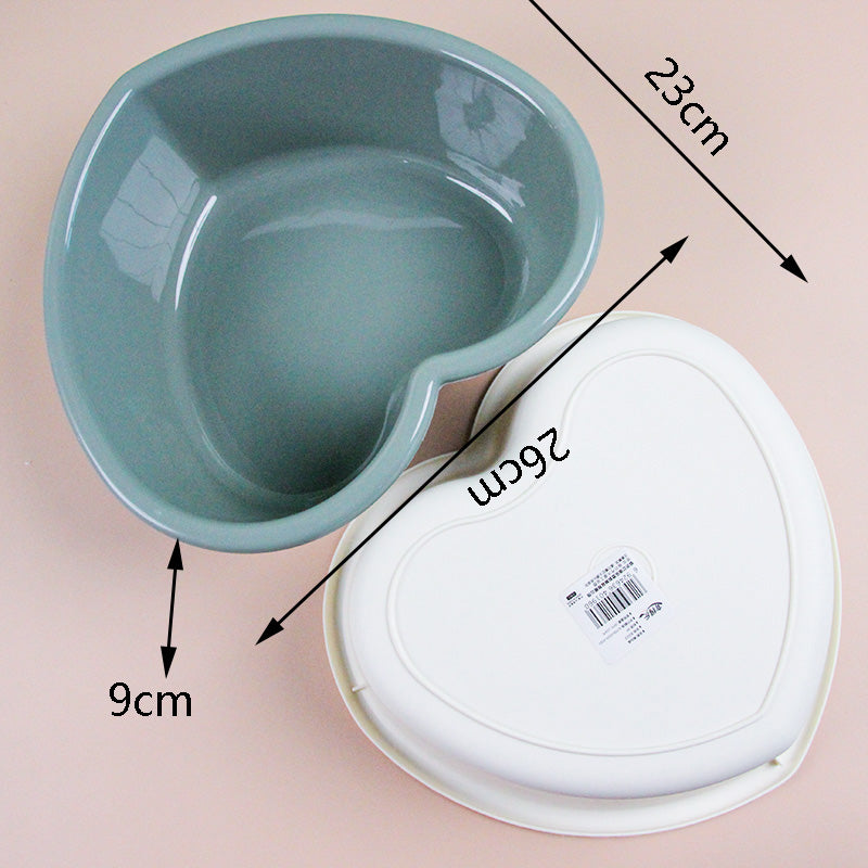 Yidele 8002 Heart-shaped Plastic Basin M.19